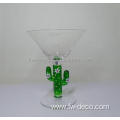 New Design Custom 200ml green wine glass